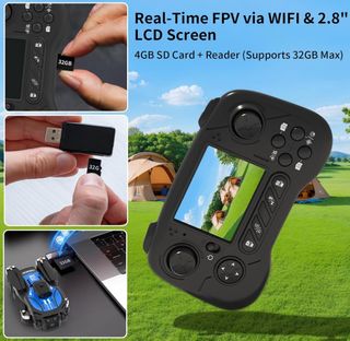 Dron Plegable Cámara 1080P Pantalla LCD