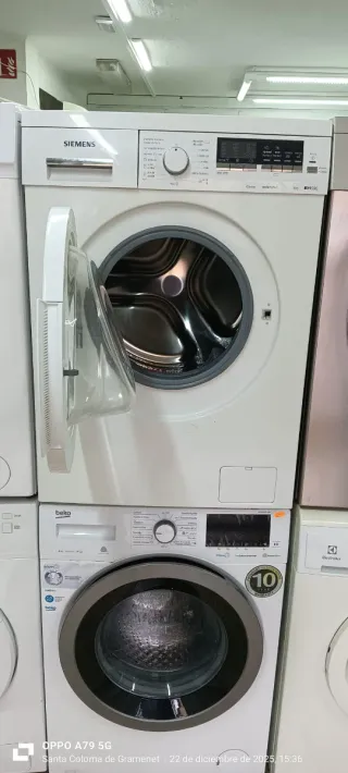 Lavadora Carga Frontal Siemens 8 kg iQdrive