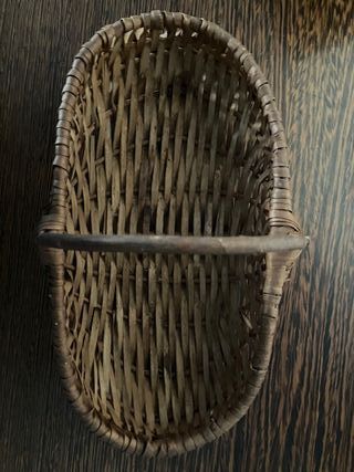 Juego de 4 cestas de mimbre