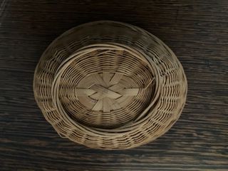 Juego de 4 cestas de mimbre