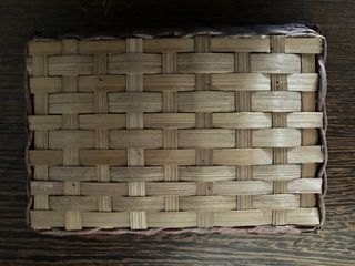 Juego de 4 cestas de mimbre