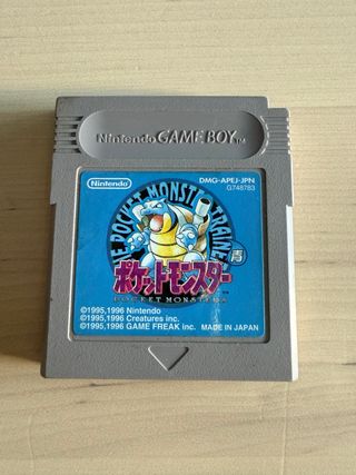 Pokemon Azul Game Boy JAP Nintendo