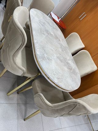 Mesa y 6 Sillas Comedor