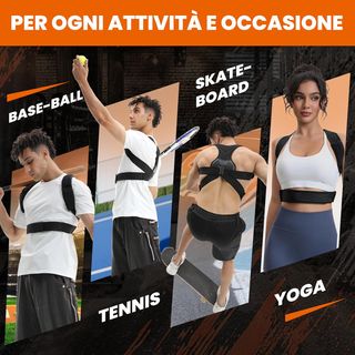 Corrector Postural Unisex Negro