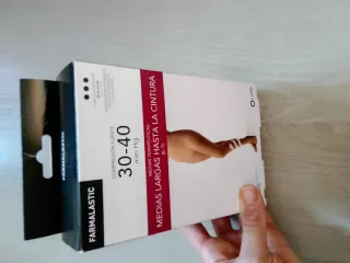 Medias Farmalastic Beige Talla M 30-40 mm Hg