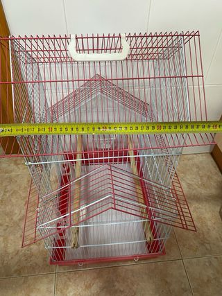 Jaula grande para pájaros Yommy con accesorios