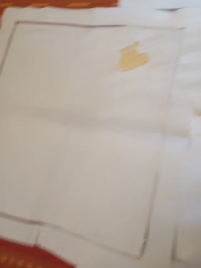 Juego cuna lino bordado mano nuevo