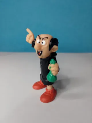 20232 Gargamella Smurf figura verde Pitufos