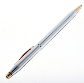 Bolígrafo Cross Plata y Oro