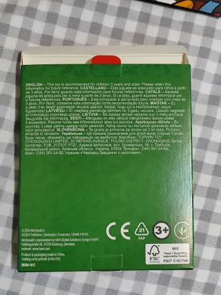 Cartas Pokémon colaboración McDonald's 2024