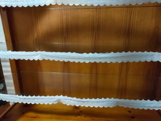 Vitrina de madera maciza 2,03x1, 46x43