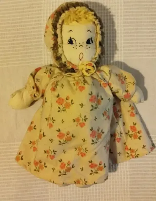 Muñeca trapo 4 emociones años 80