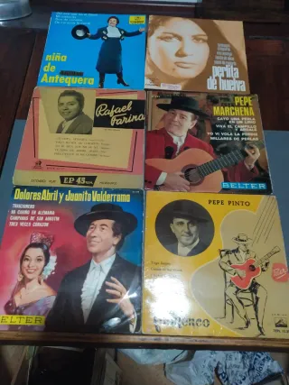 Lote 6 Vinilos Flamenco y Sevillanas