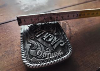 Fibbia Jack Daniel's rettangolare