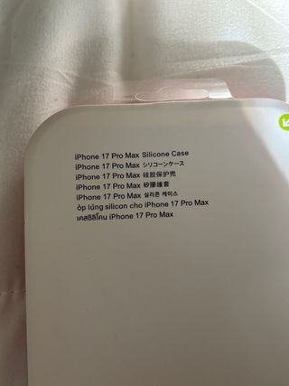 Funda Apple iPhone 17 Pro Max Rosa