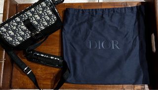 Borsa Dior Uomo Beige e Nera