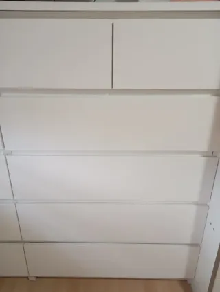 2 Cajoneras Ikea Malm Blanca