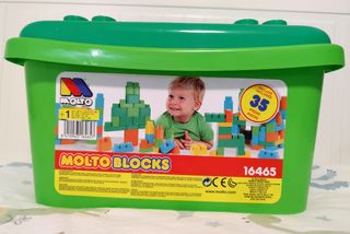 Molto Blocks Baúl Construcción 35 Piezas