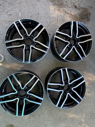 Llantas 17 Negro y Plata