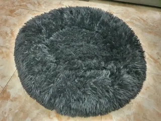 Cama para mascotas suave y redonda