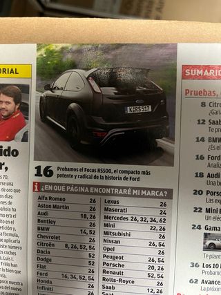 Revista Auto Bild: Focus RS500 y Seat Racing