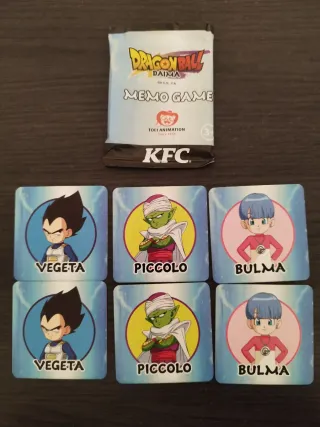 Cartas KFC Dragon Ball Daima Memo Game