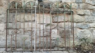 Puerta doble verja forja 1.75m x 1.30m