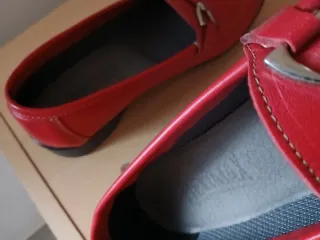 Zapatos piel rojo Fleximax t36 37 24h mujer