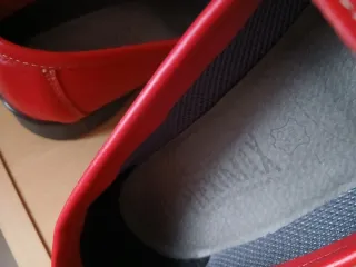 Zapatos piel rojo Fleximax t36 37 24h mujer