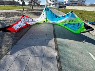 equipo completo de kitesurf