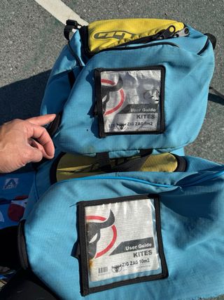 equipo completo de kitesurf