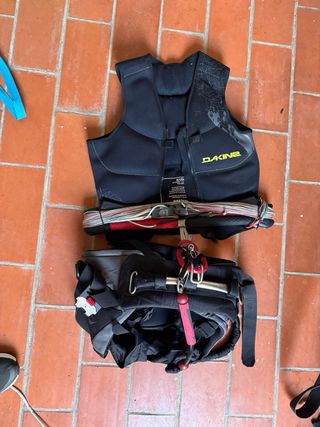 equipo completo de kitesurf