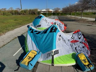 equipo completo de kitesurf