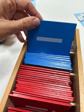 Letras de lija Montessori