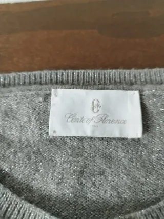 Cardigan Conte of Florence Argyle Argento