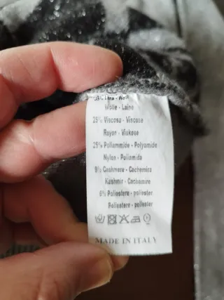 Cardigan Conte of Florence Argyle Argento