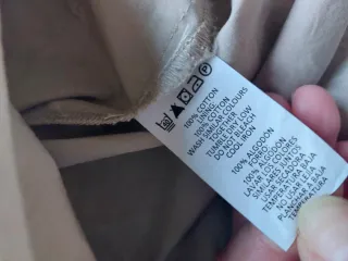 Gabardina Amichi 100% Algodón beige con cremallera