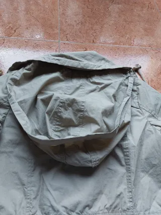 Gabardina Amichi 100% Algodón beige con cremallera