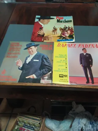 Lote Vinilos Pepe Marchena y Rafael Farina