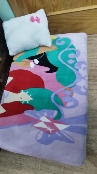 Cama grande para mascotas multicolor