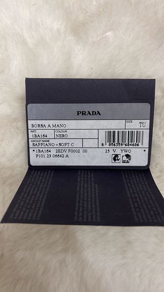 BOLSO PRADA ORIGINAL NEGRO SIN ESTRENAR