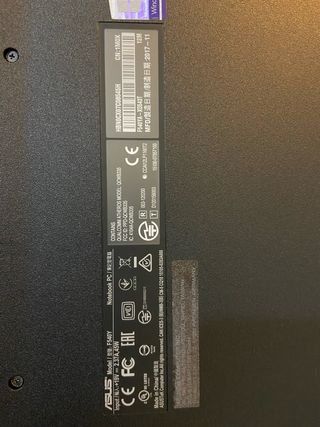 Ordenador Portátil Asus Plata y Negro