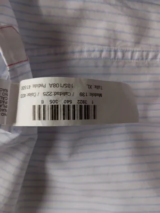 Camisa Massimo Dutti Rayas Slim Fit