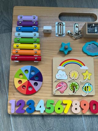 Tablero Sensorial Montessori