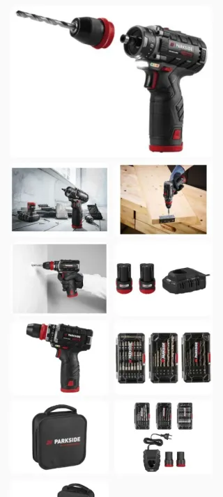 Taladro Atornillador Parkside 12V A ESTRENAR