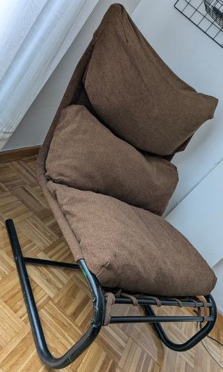 Juego 2 sillones y mesa auxiliar