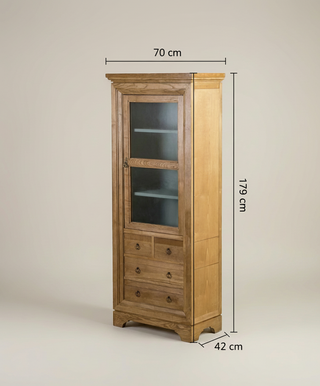 Vitrina de madera Rachel