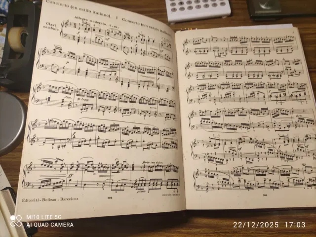 Partituras J.S. Bach