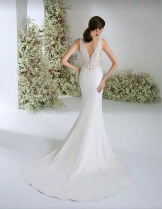 Vestido de Novia Blanco Sirena