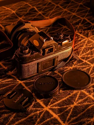 Cámara Canon A-1 + Tamron 28-70mm Macro